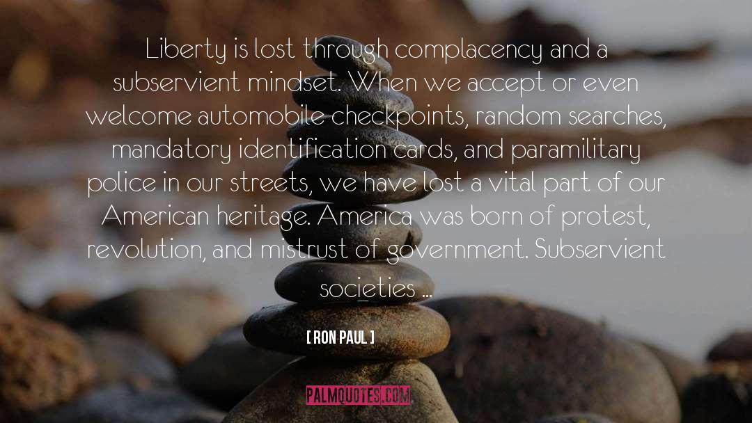 Heritage quotes by Ron Paul