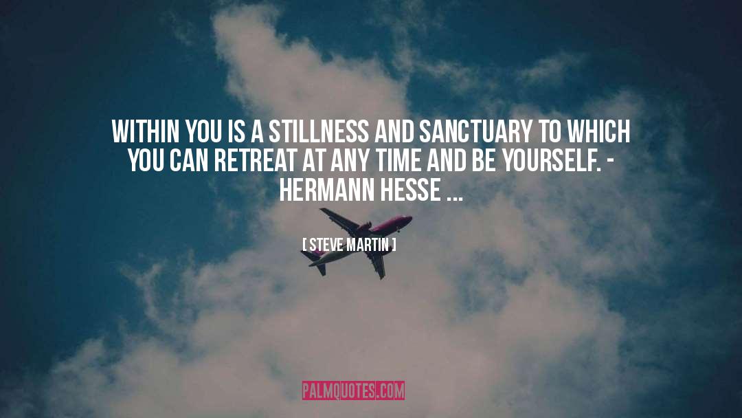 Hermann Hesse quotes by Steve Martin