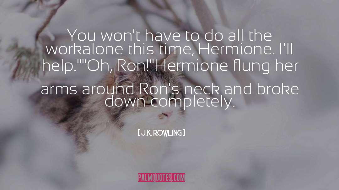 Hermione quotes by J.K. Rowling