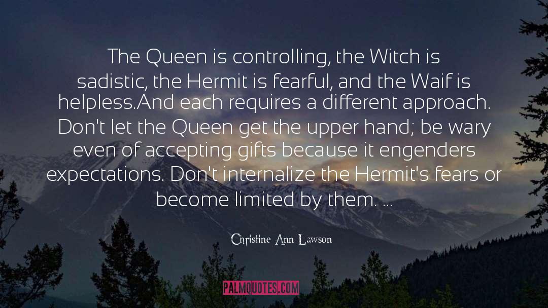 Hermit quotes by Christine Ann Lawson