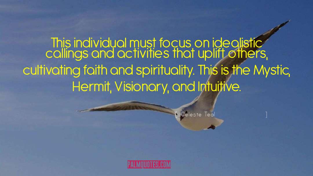 Hermit quotes by Celeste Teal