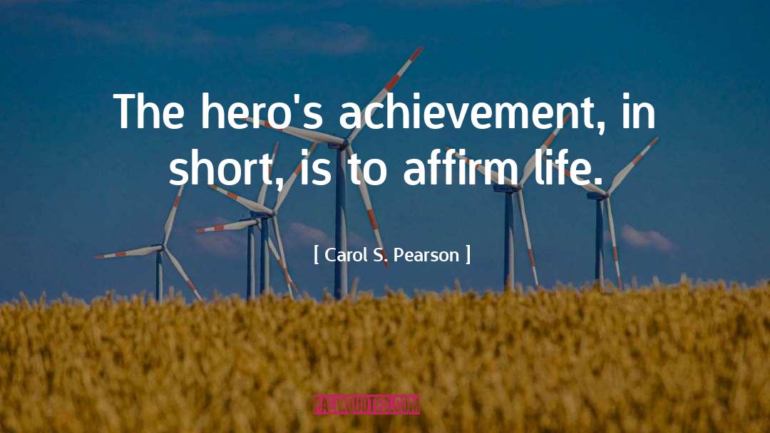 Hero S Death quotes by Carol S. Pearson