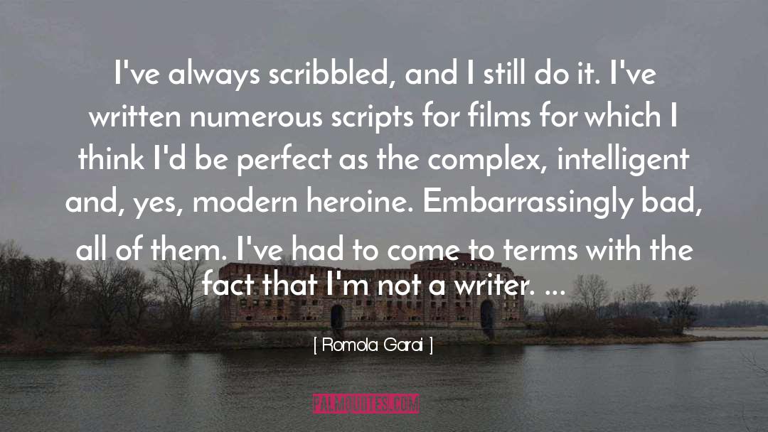 Heroine quotes by Romola Garai