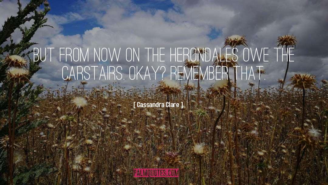 Heronstairs quotes by Cassandra Clare