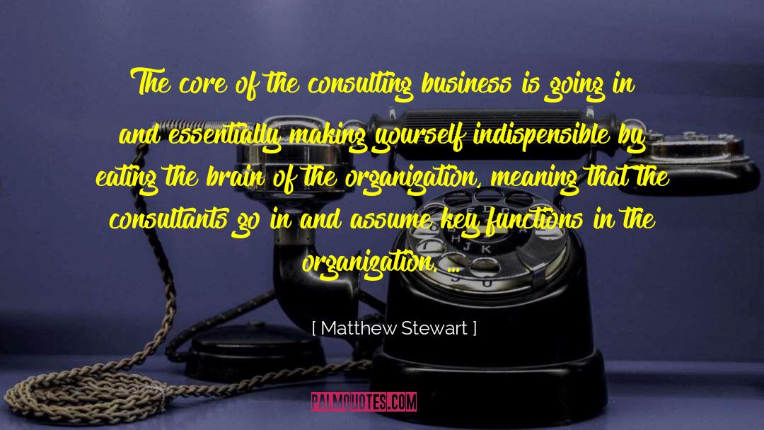 Hershfield Consulting quotes by Matthew Stewart