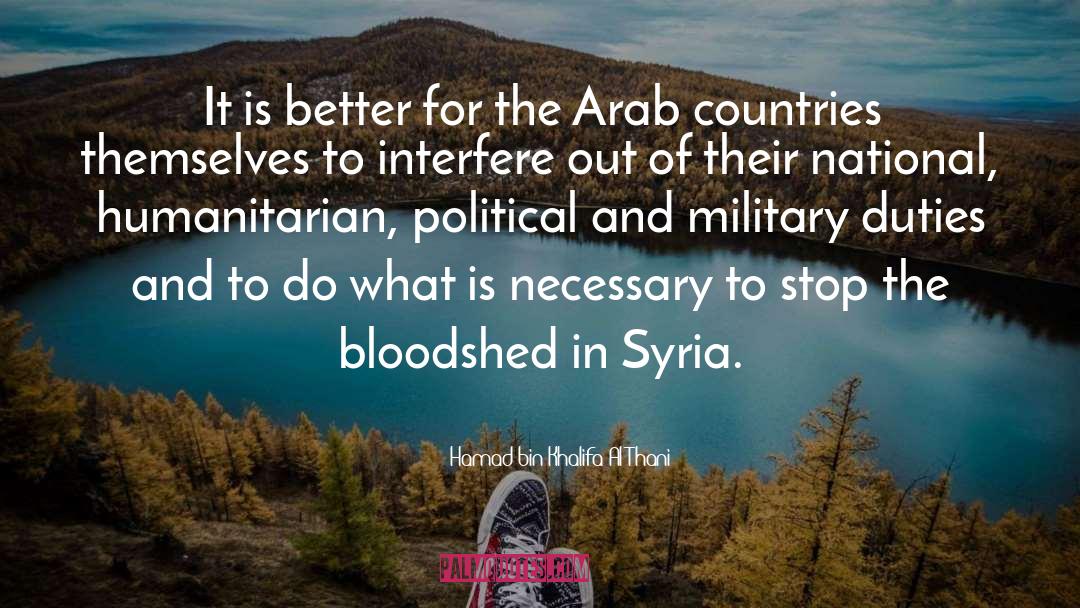 Hersholt Humanitarian quotes by Hamad Bin Khalifa Al Thani