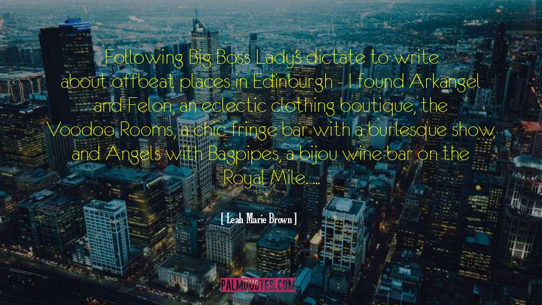 Herstory Boutique quotes by Leah Marie Brown