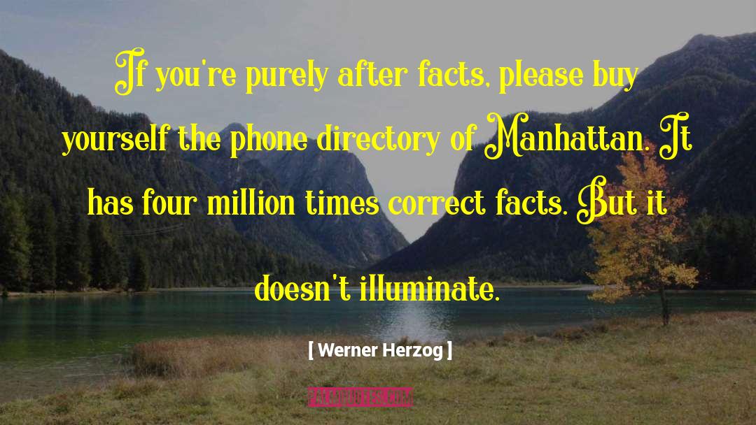 Herzog quotes by Werner Herzog