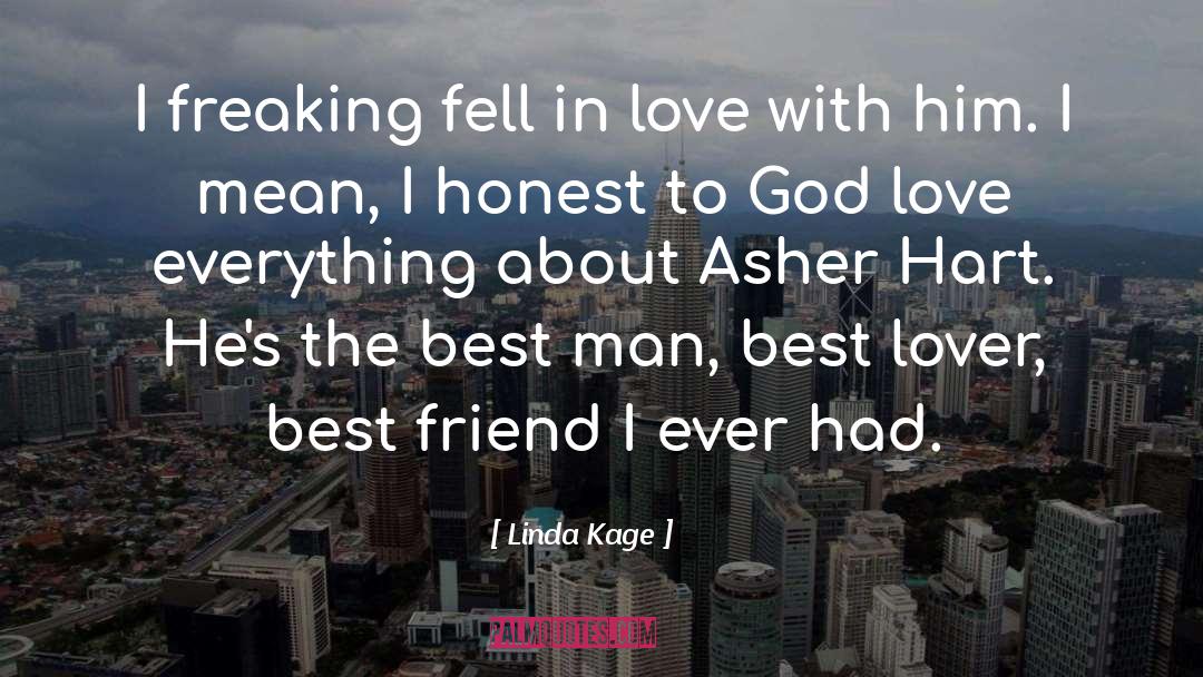 Hes The Best Man quotes by Linda Kage