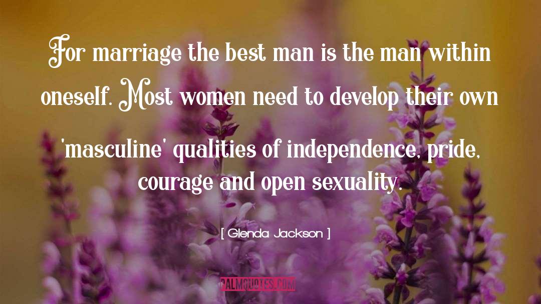 Hes The Best Man quotes by Glenda Jackson