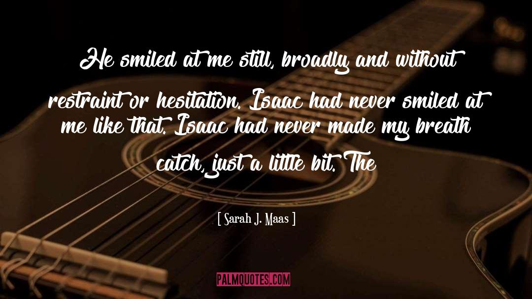 Hesitation quotes by Sarah J. Maas