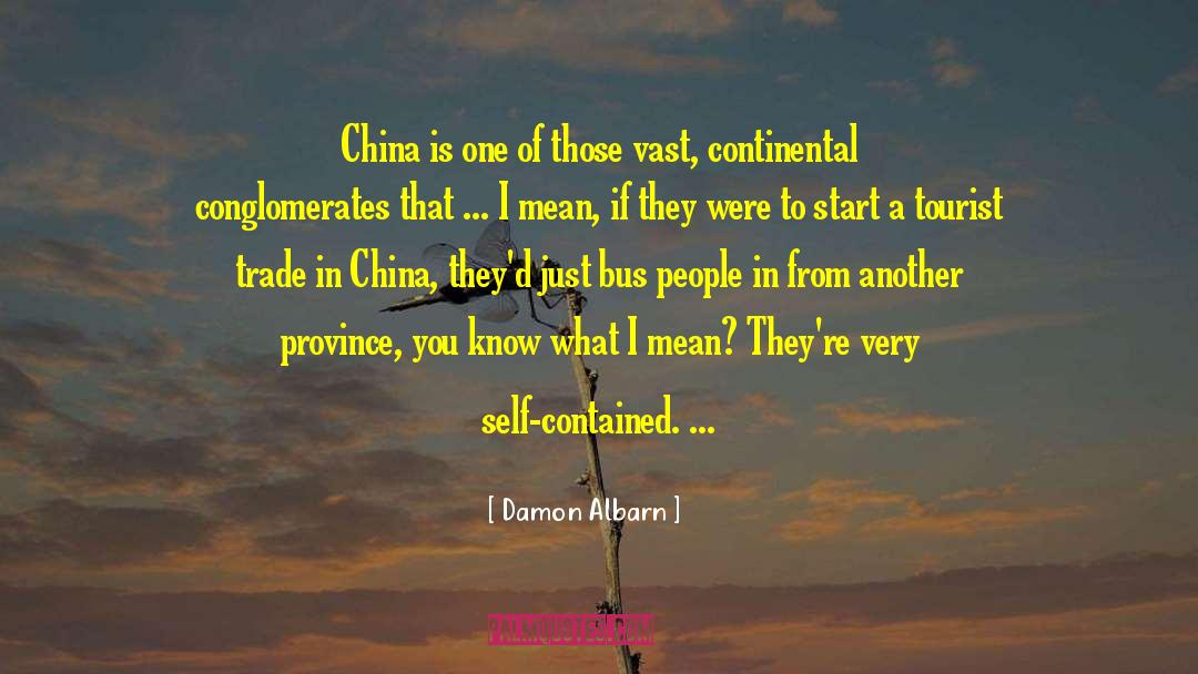 Heslops China quotes by Damon Albarn