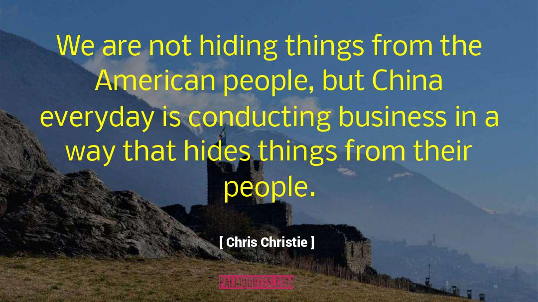 Heslops China quotes by Chris Christie