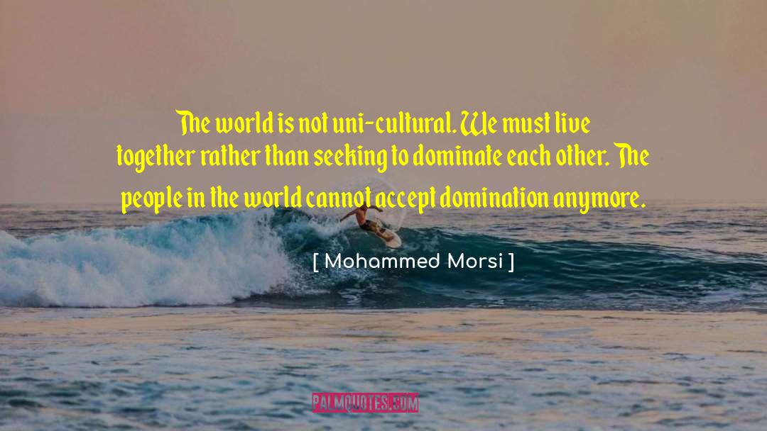 Hesmondhalgh Cultural Industries quotes by Mohammed Morsi