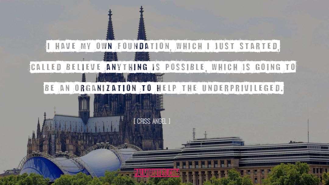 Hesperian Foundation quotes by Criss Angel