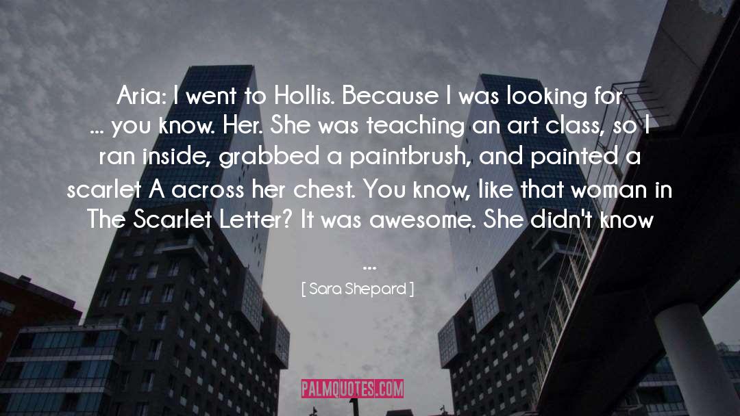 Hester And Dimmesdales Relationship quotes by Sara Shepard