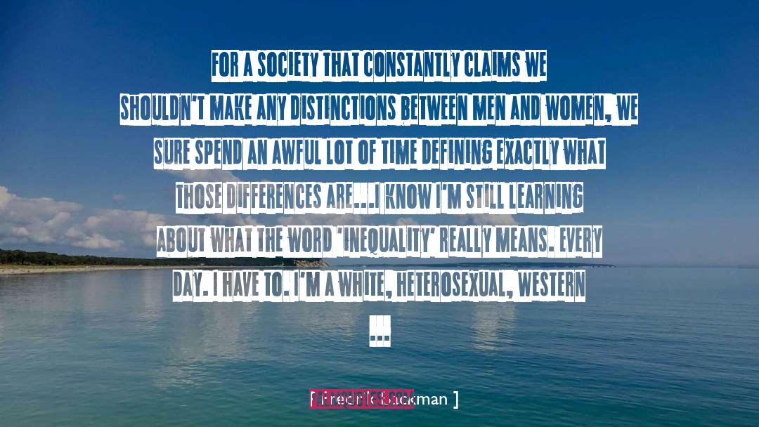Heterosexual quotes by Fredrik Backman