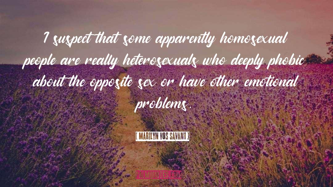 Heterosexuals quotes by Marilyn Vos Savant