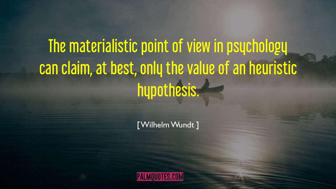 Heuristics quotes by Wilhelm Wundt