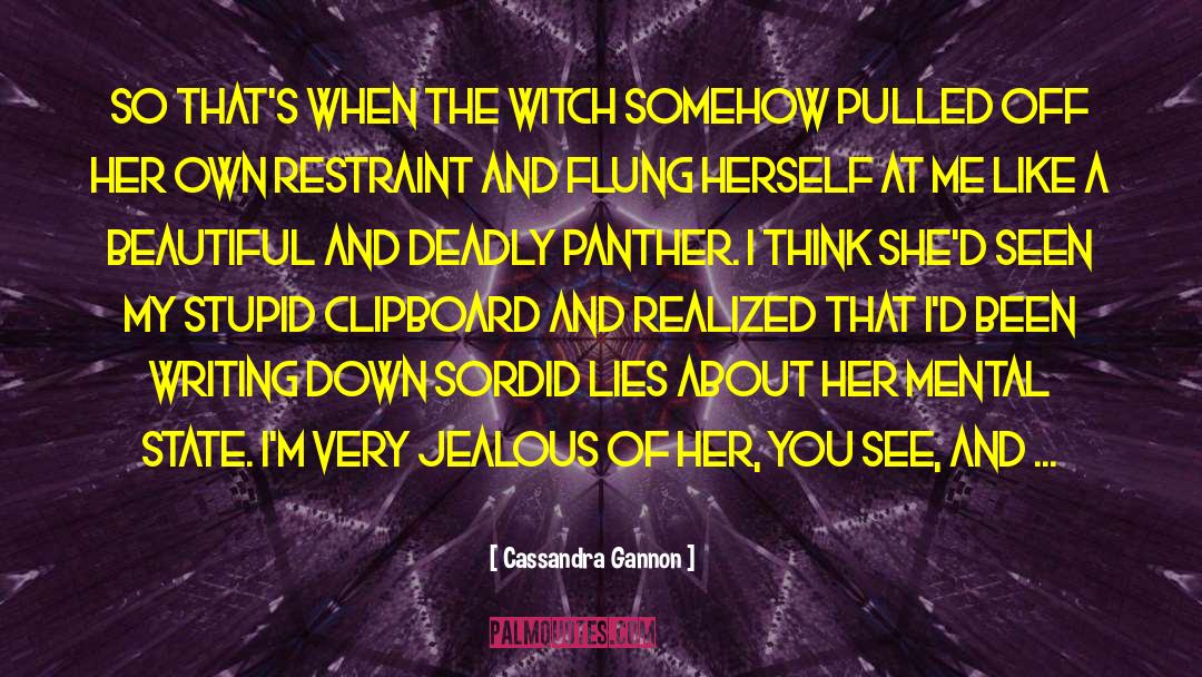 Hex A Witch And Angel Tale quotes by Cassandra Gannon