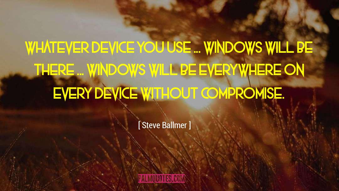 Hibernate Windows quotes by Steve Ballmer