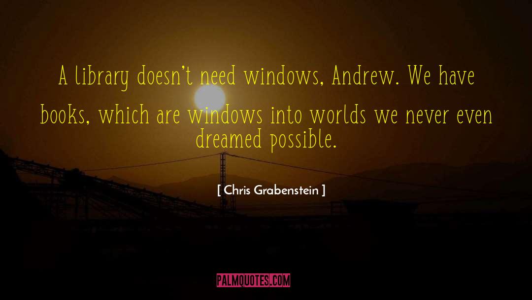 Hibernate Windows quotes by Chris Grabenstein