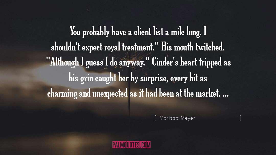 Hiccoughs Treatment quotes by Marissa Meyer