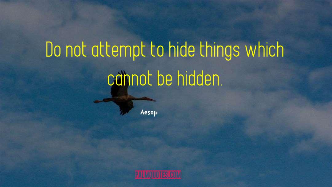 Hidden Agenda quotes by Aesop