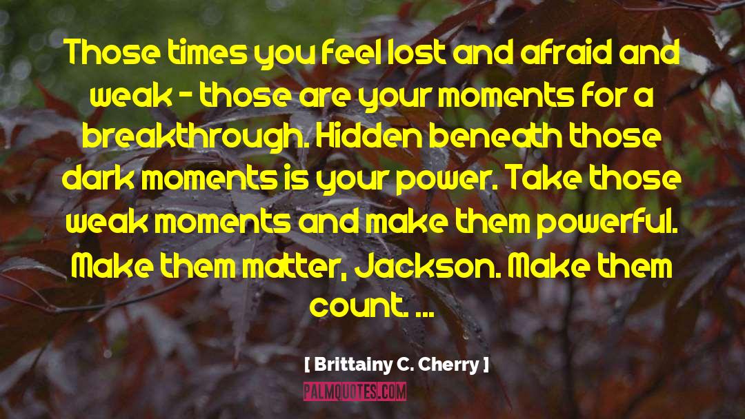 Hidden Hurts quotes by Brittainy C. Cherry