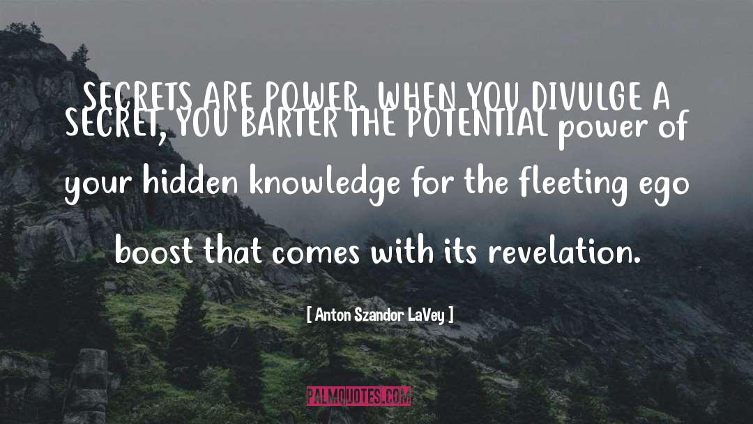 Hidden Knowledge quotes by Anton Szandor LaVey