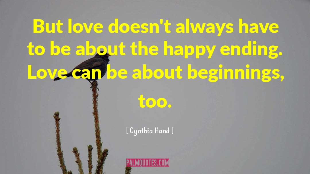 Hidden Love quotes by Cynthia Hand