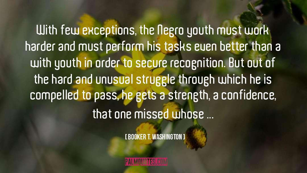 Hidden Reason quotes by Booker T. Washington