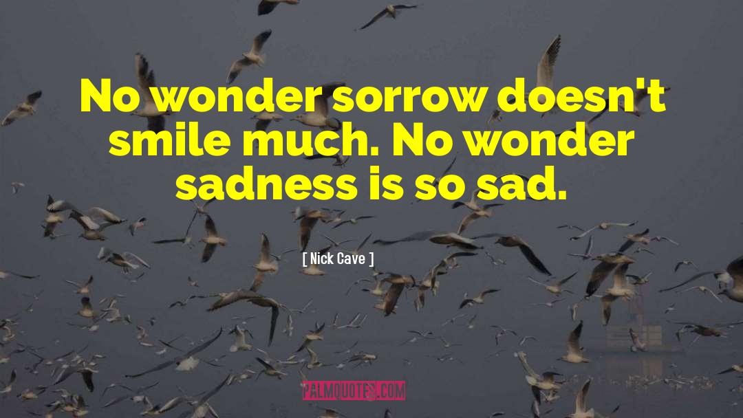 Hidden Sadness quotes by Nick Cave