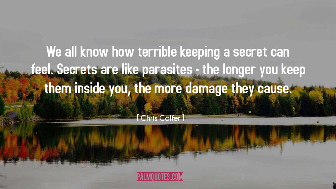 Hidden Secrets quotes by Chris Colfer