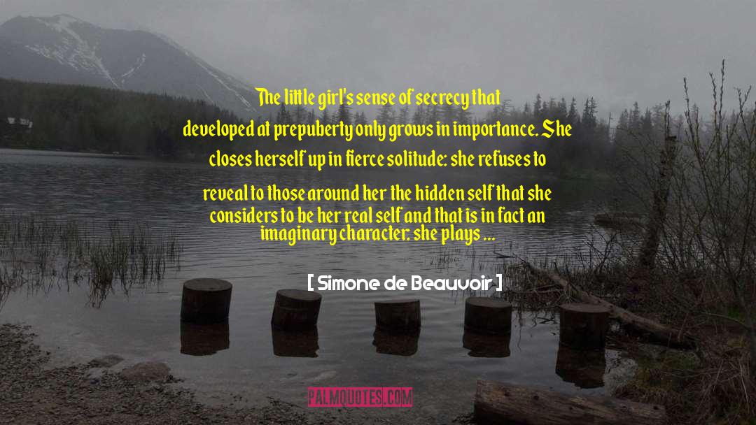 Hidden Self quotes by Simone De Beauvoir