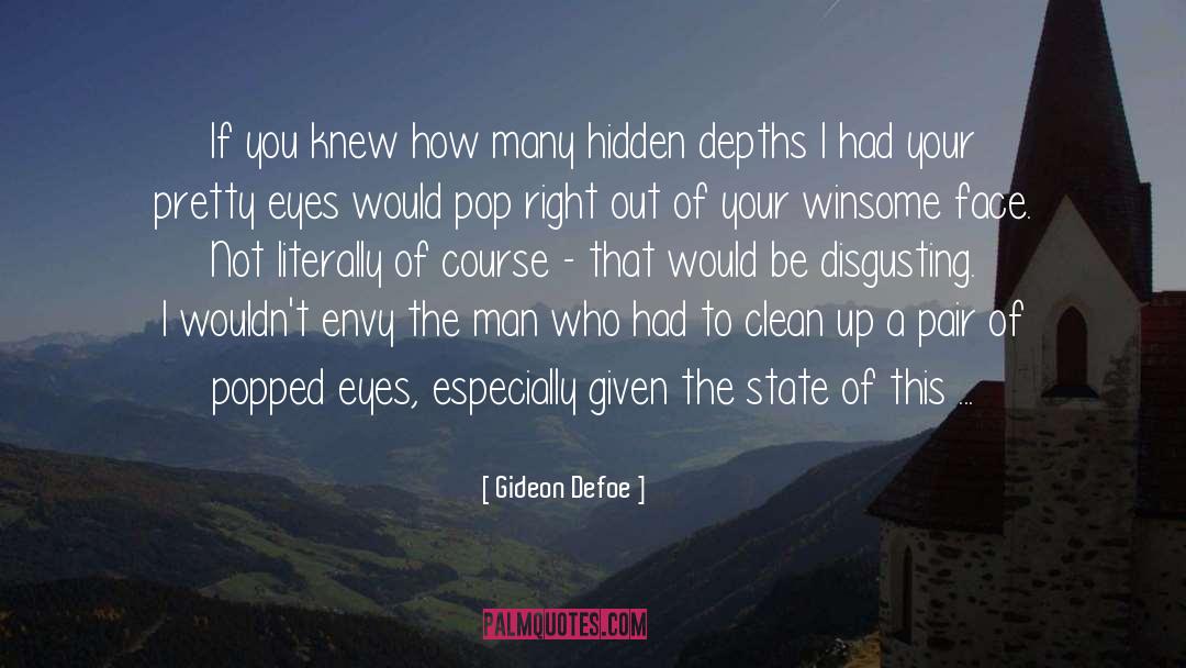 Hidden Shame quotes by Gideon Defoe