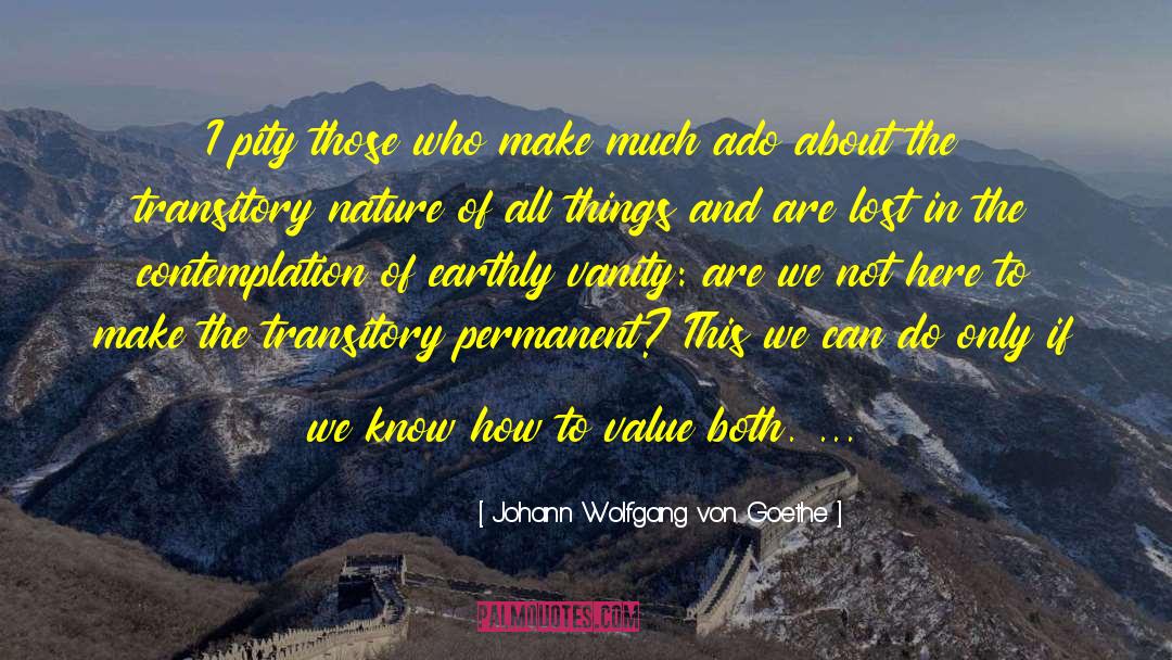 Hidden Things Value quotes by Johann Wolfgang Von Goethe