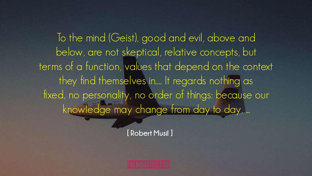 Hidden Things Value quotes by Robert Musil