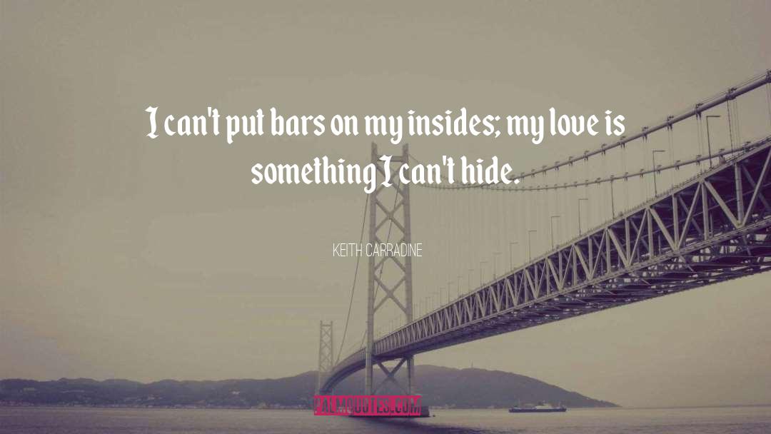 Hide Love quotes by Keith Carradine