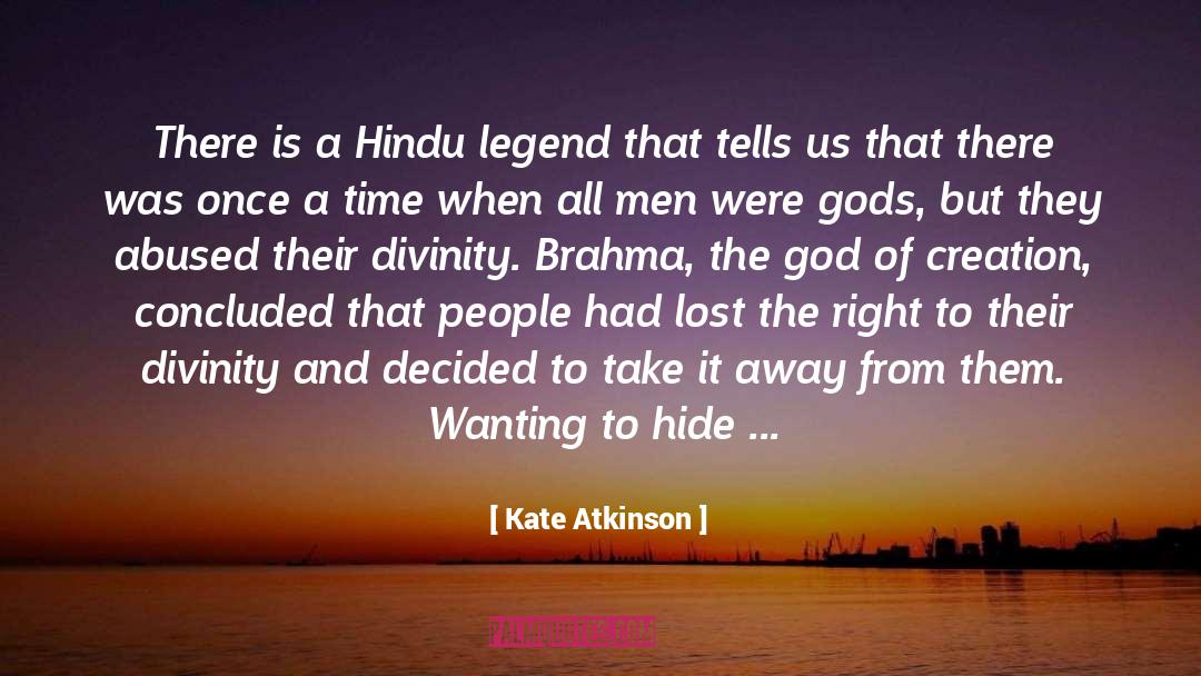 Hide quotes by Kate Atkinson