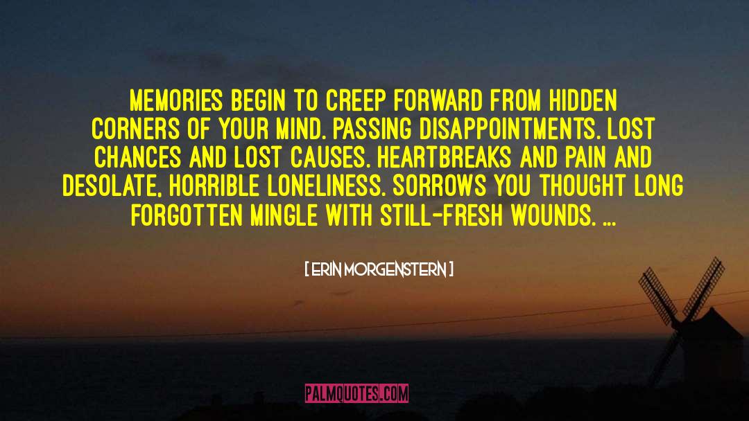 Hide Your Pain quotes by Erin Morgenstern