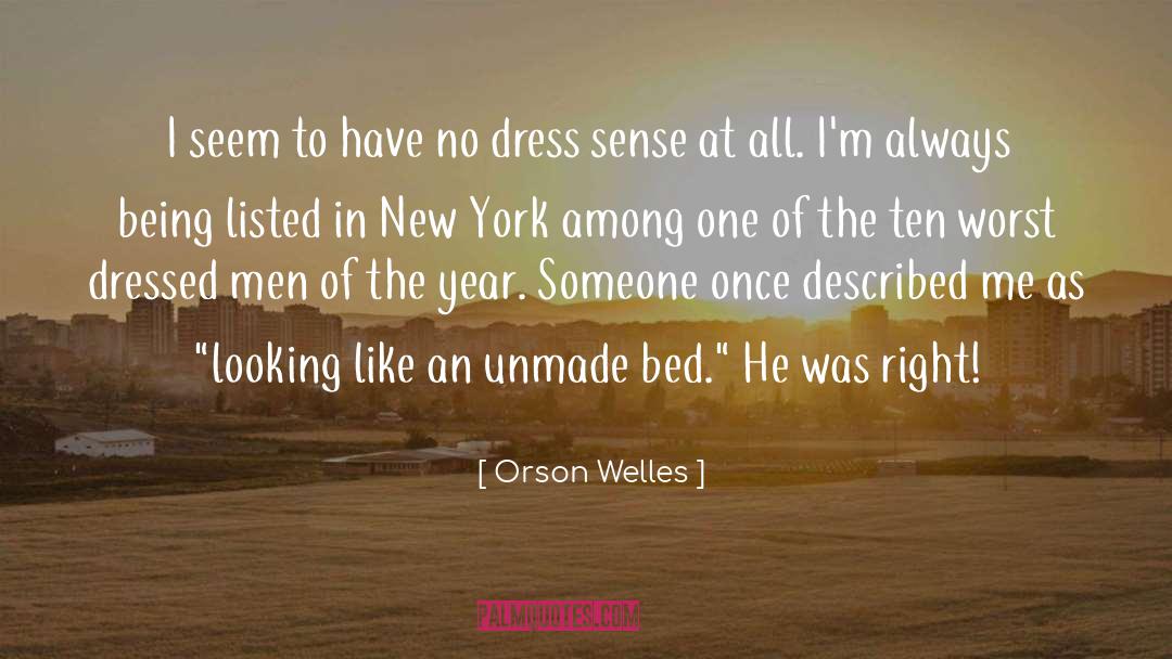 Hideable Beds quotes by Orson Welles