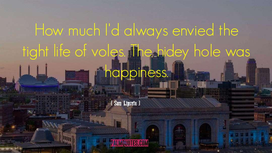 Hidey quotes by Sam Lipsyte