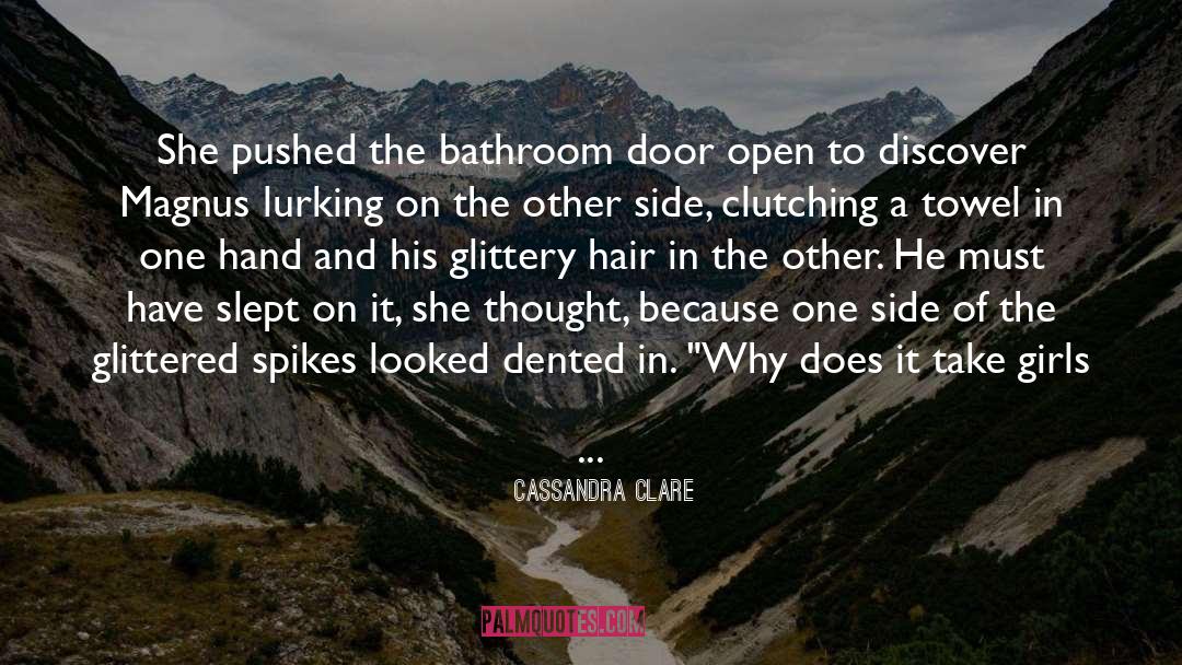 Hiding Eyes quotes by Cassandra Clare