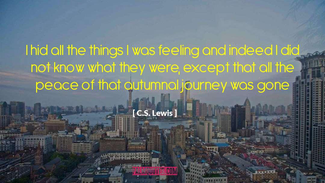 Hiding Feelings quotes by C.S. Lewis