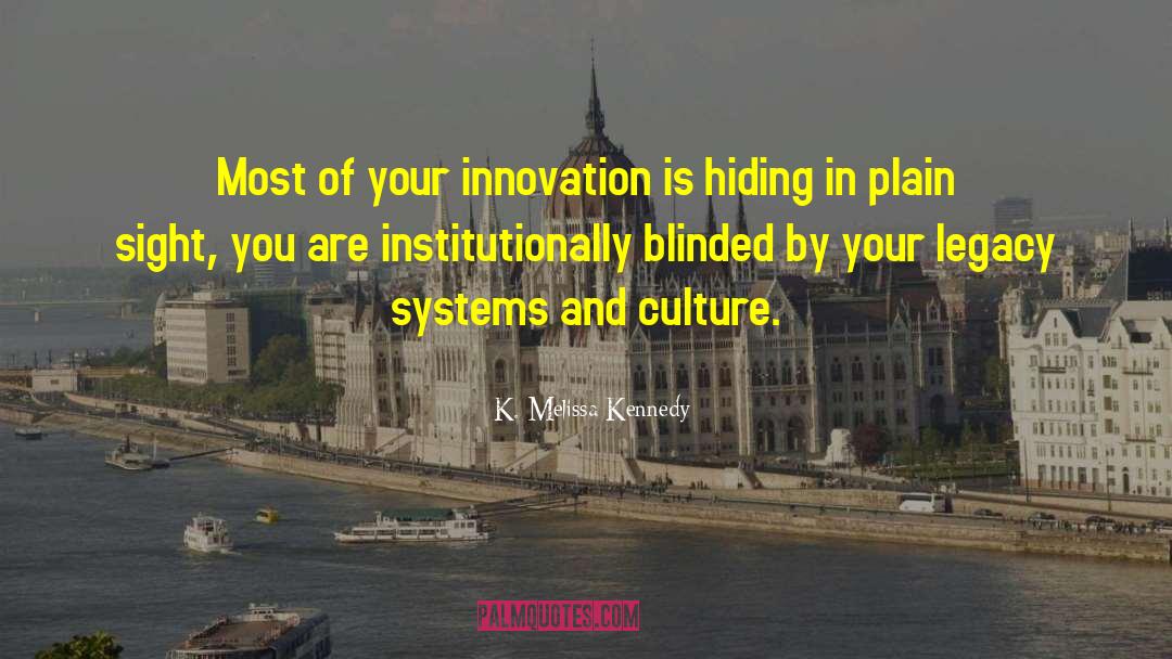 Hiding In Plain Sight quotes by K. Melissa Kennedy