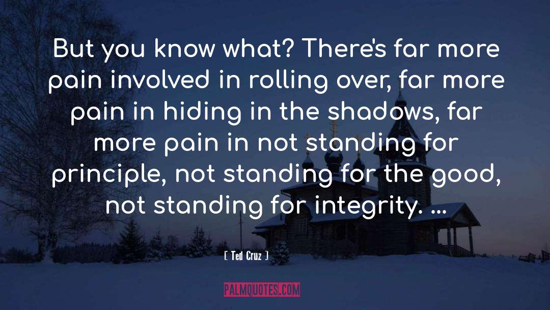 Hiding In The Shadows quotes by Ted Cruz