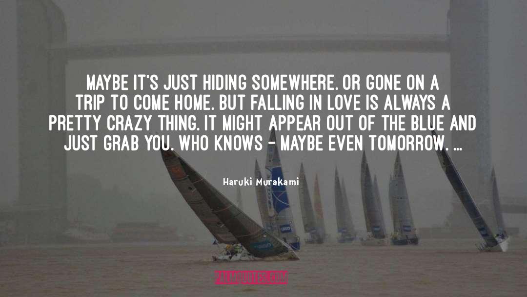 Hiding Love quotes by Haruki Murakami