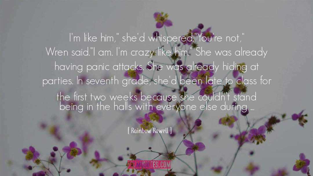 Hiding Out quotes by Rainbow Rowell