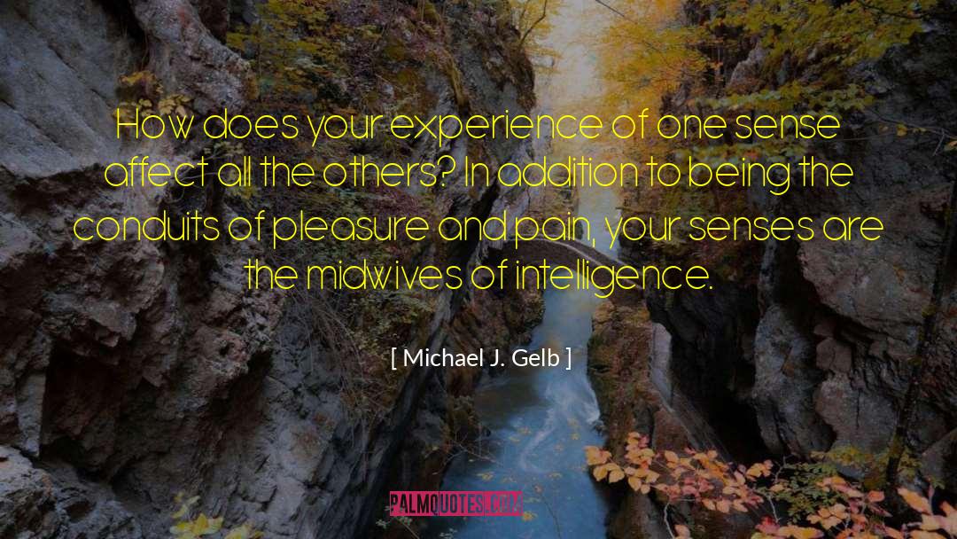 Hiding Pain quotes by Michael J. Gelb